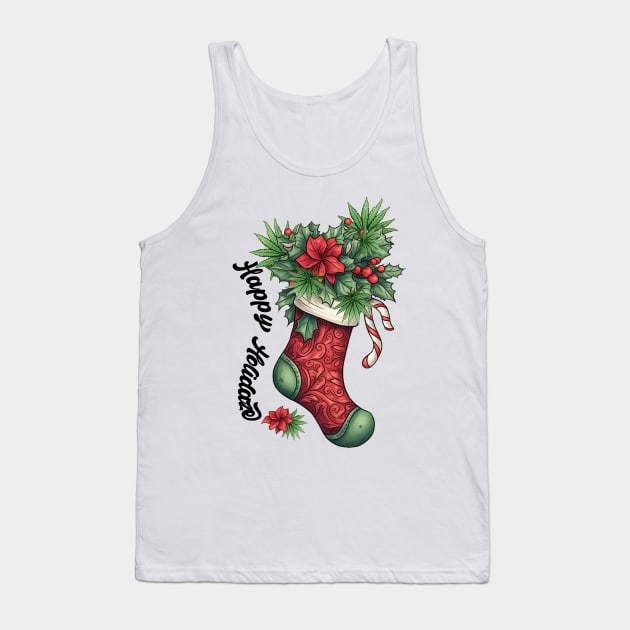 Happy Holidaze Tank Top by MZeeDesigns